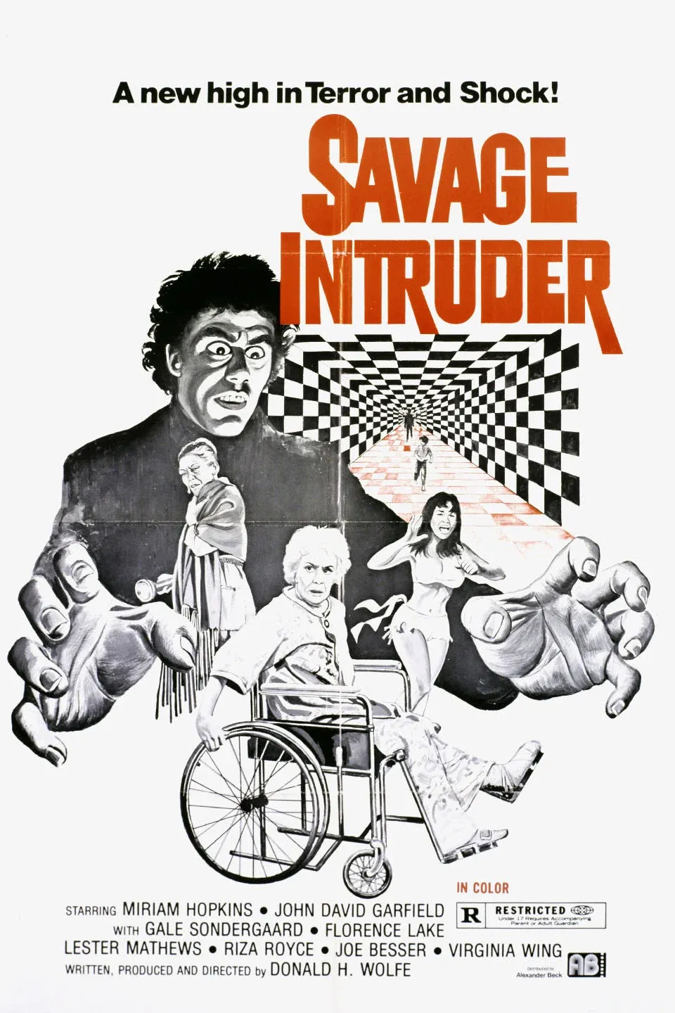 Poster for Savage Intruder