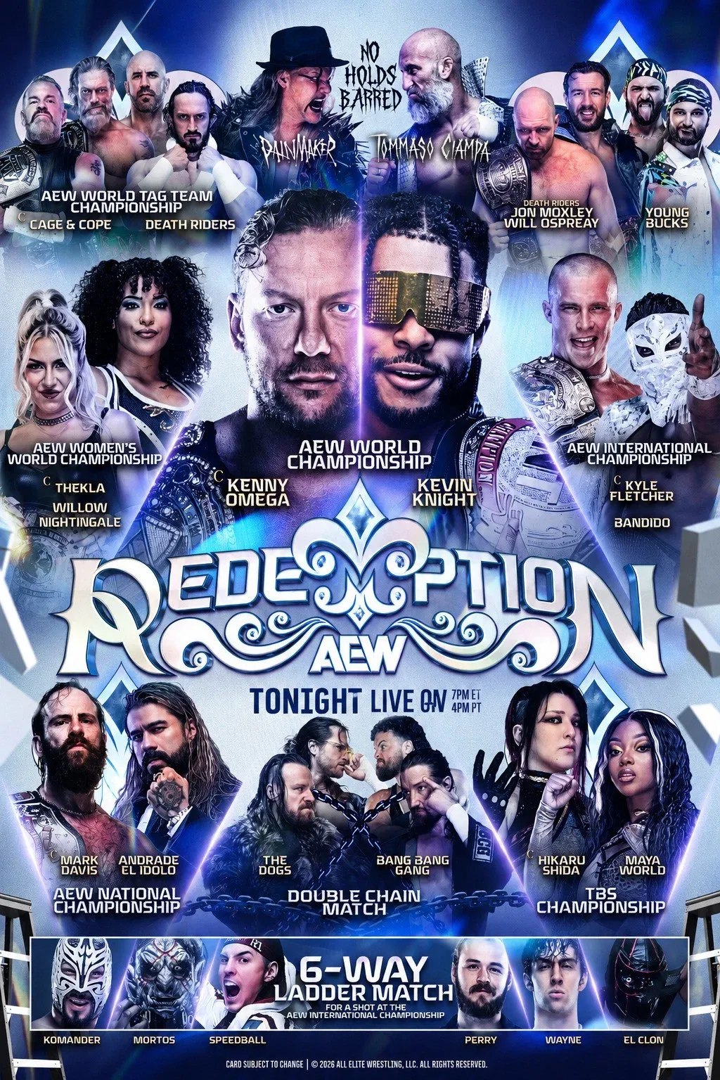 Poster for AEW Redemption 2026