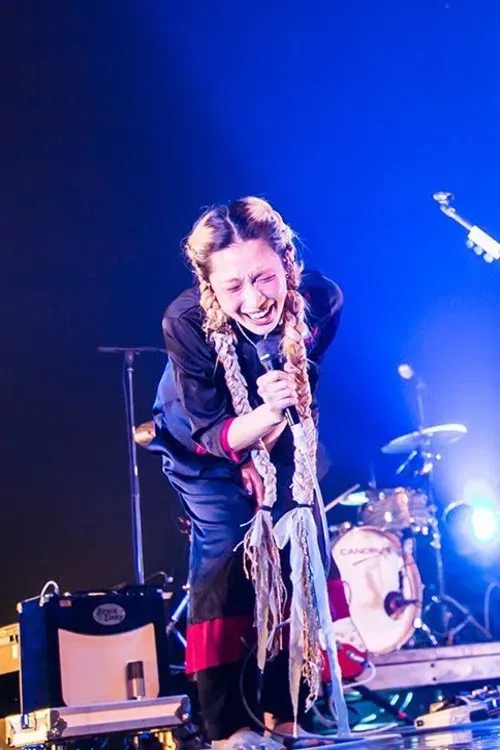 Poster of the movie tricot Silent Show "HIMITSU" at Namba Hatch OSAKA on April 16,2021