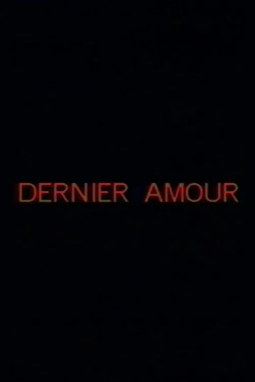 Poster for Dernier amour