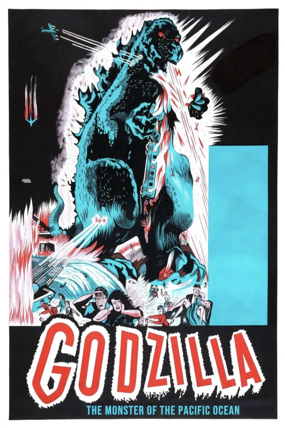 Poster of the movie Godzilla, the Monster of the Pacific Ocean
