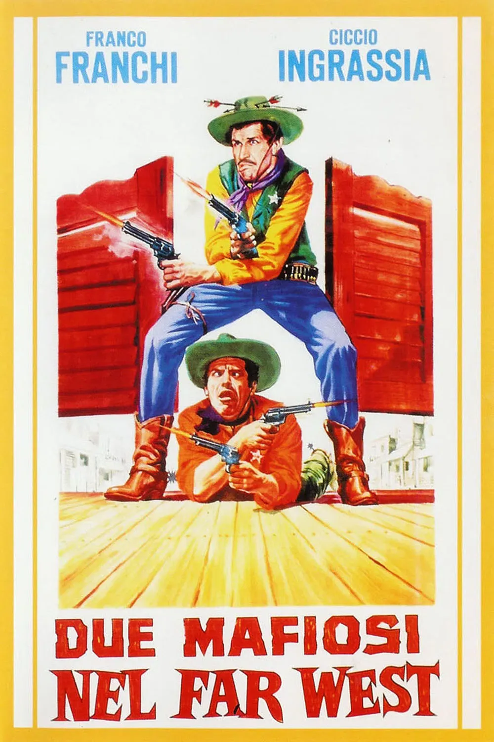 Poster of the movie Two Gangsters in the Wild West