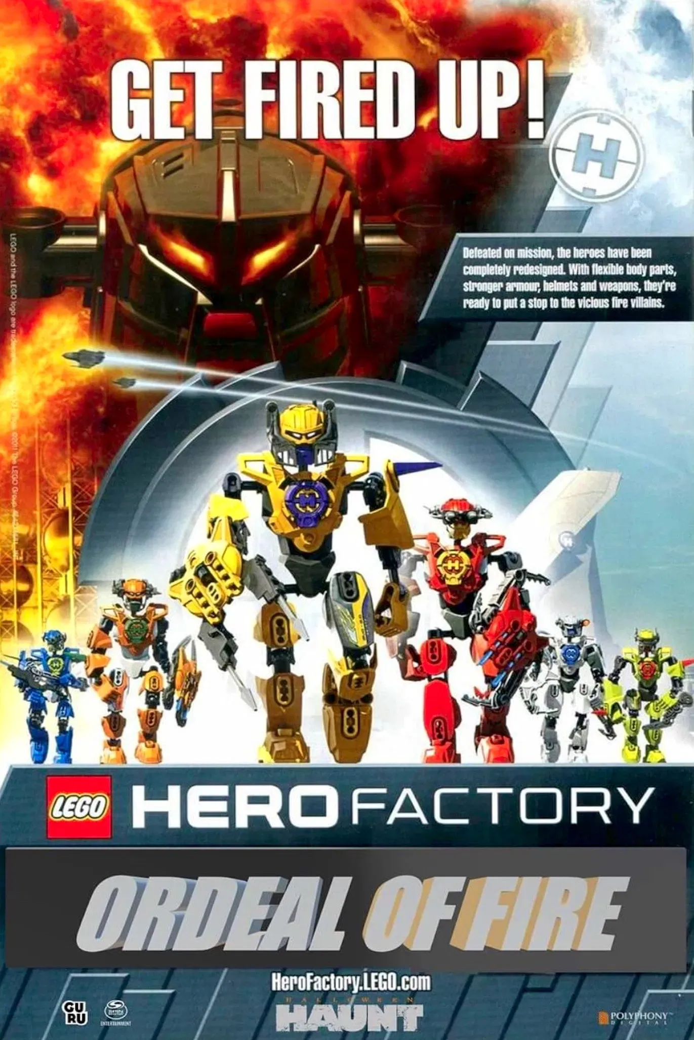 Poster of the movie LEGO Hero Factory: Ordeal of Fire