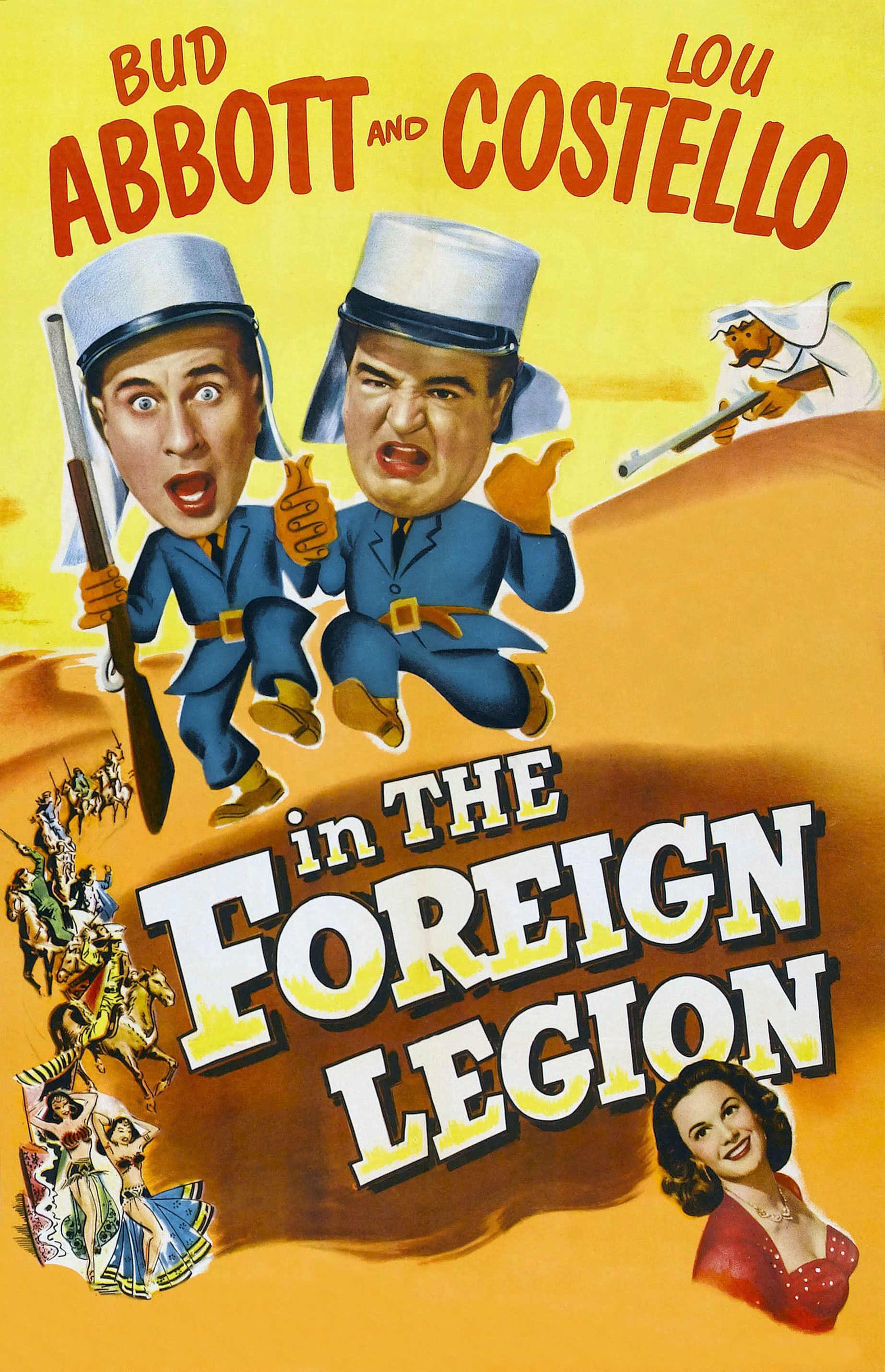 Poster of the movie Bud Abbott and Lou Costello in the Foreign Legion