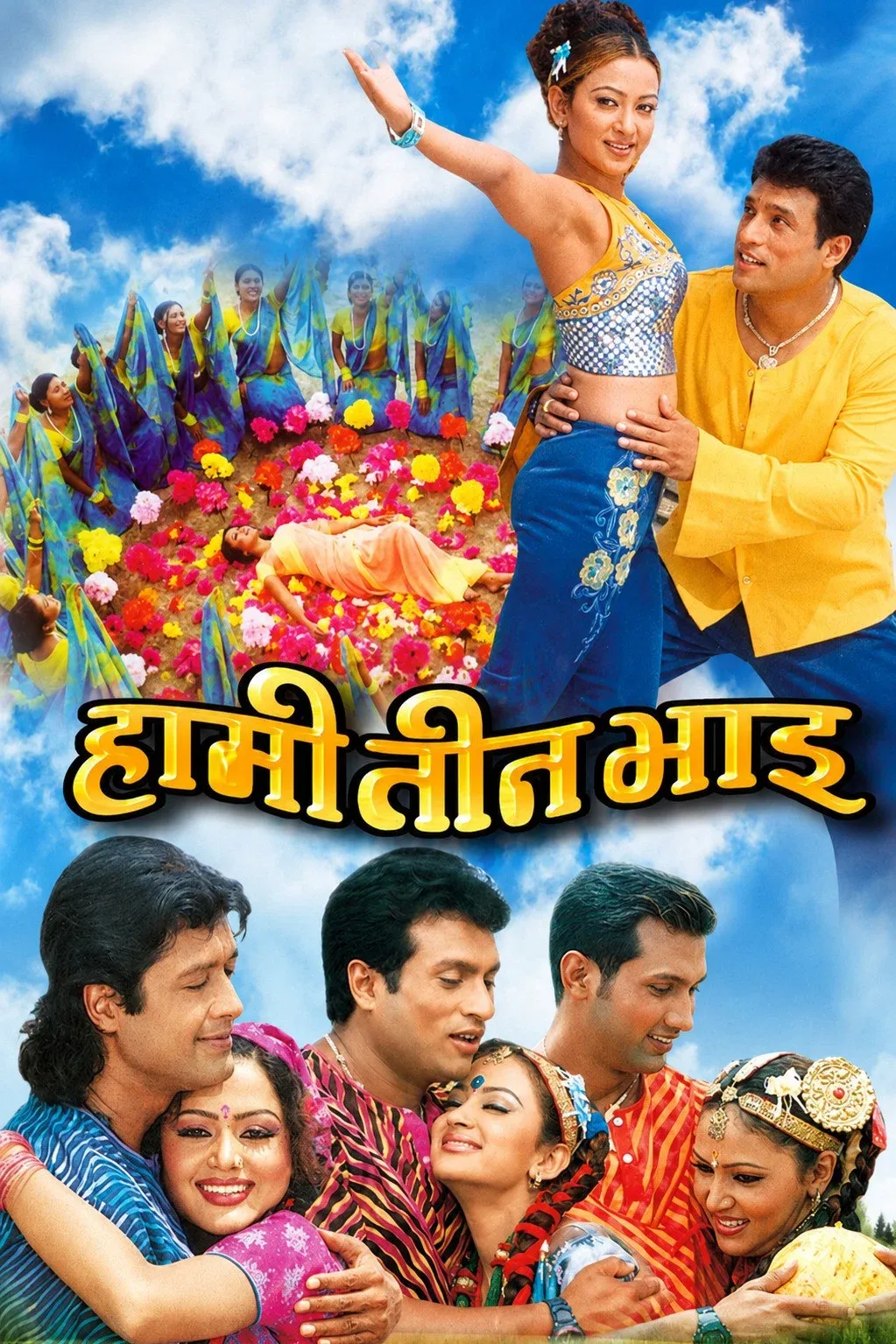 Poster for Hami Teen Bhai