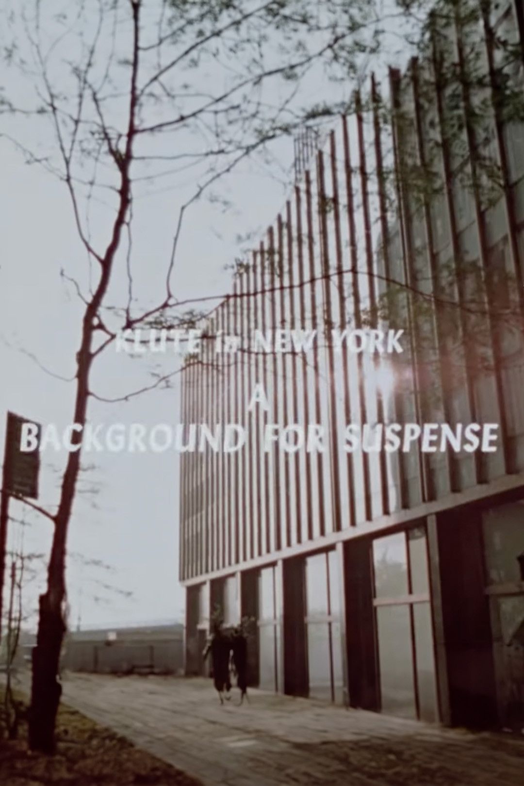 Poster of the movie 'Klute' in New York