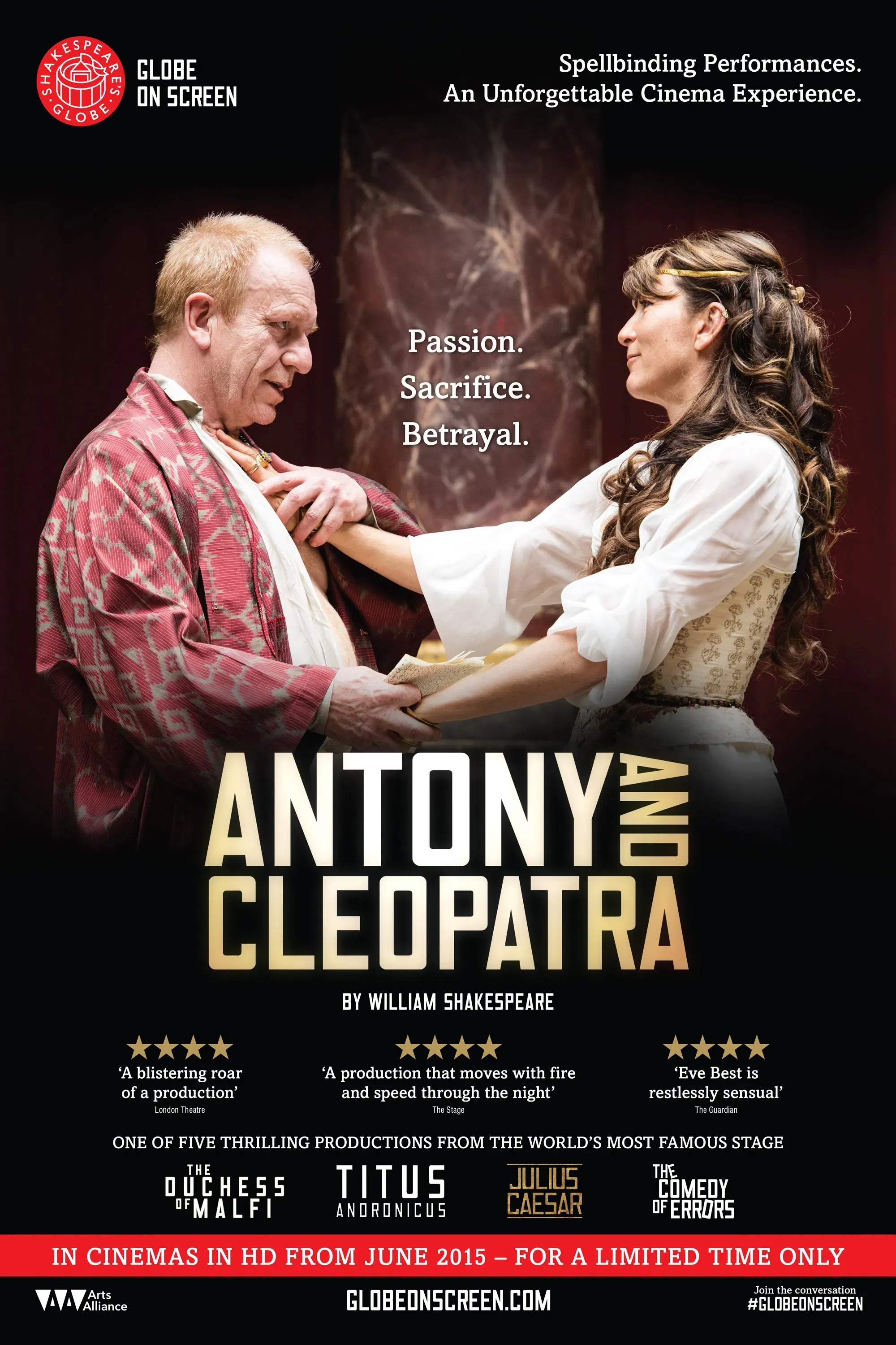 Poster of the movie Antony and Cleopatra - Live at Shakespeare's Globe