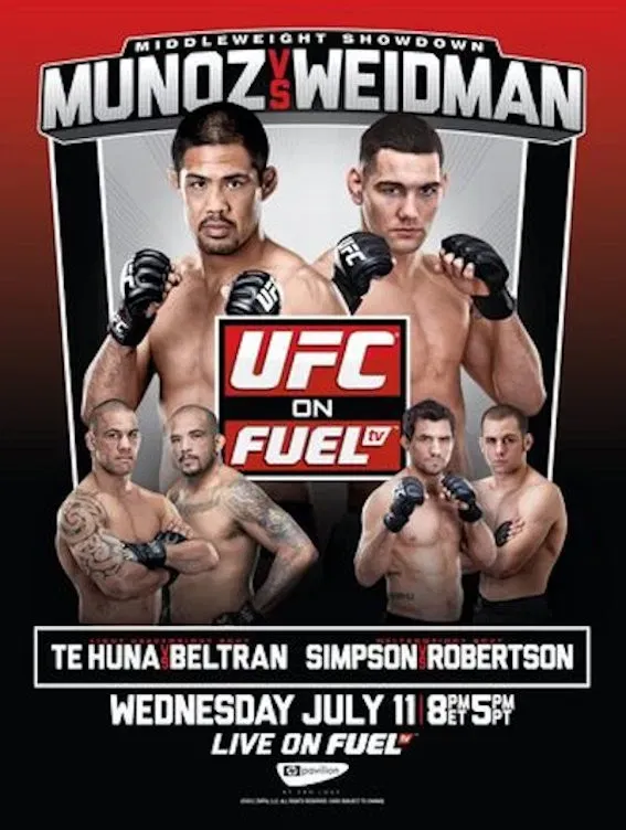 Poster of the movie UFC on Fuel TV 4: Munoz vs. Weidman