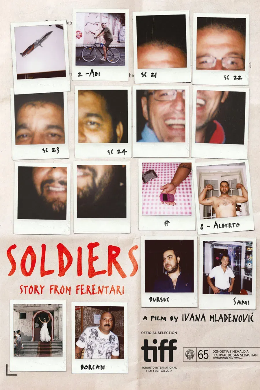 Poster of the movie Soldiers. Story from Ferentari
