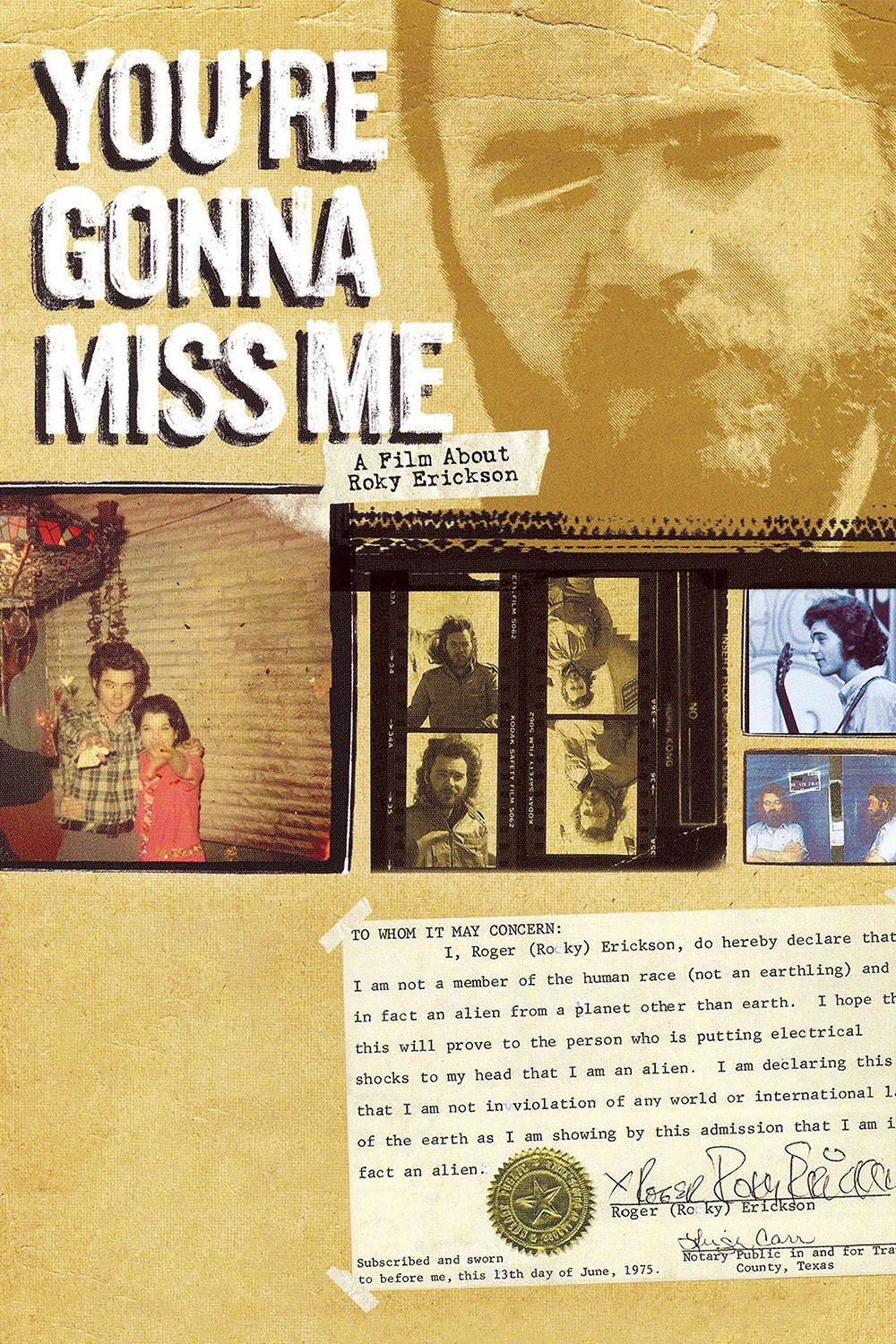 Poster of the movie You're Gonna Miss Me: A Film About Roky Erickson