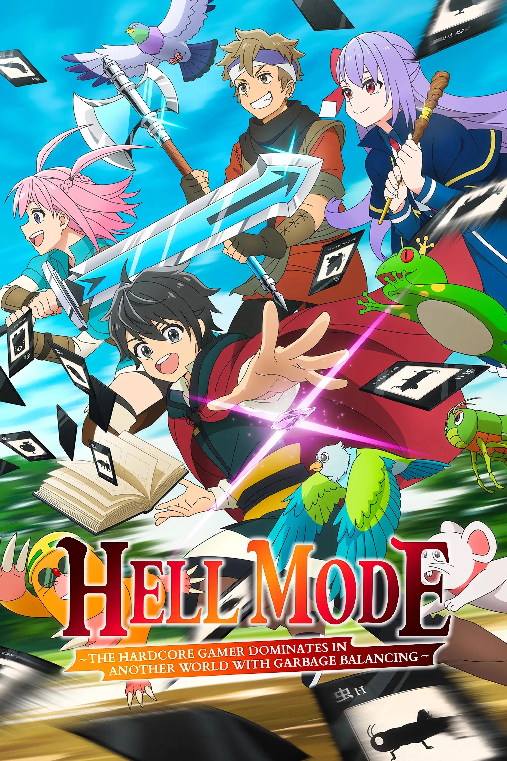 Poster of HELL MODE: The Hardcore Gamer Dominates in Another World with Garbage Balancing