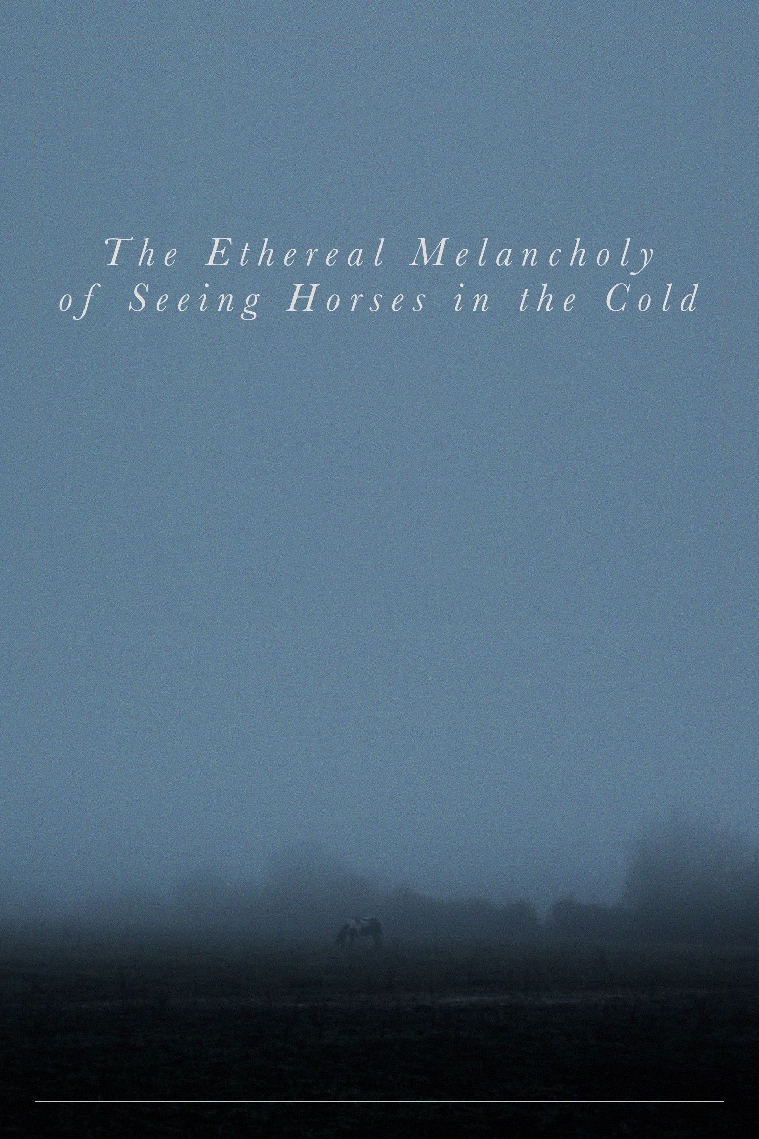 Poster of the movie The Ethereal Melancholy of Seeing Horses in the Cold