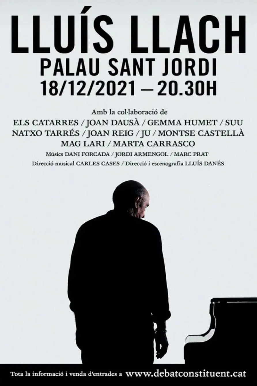 Poster for Concert Lluís Llach