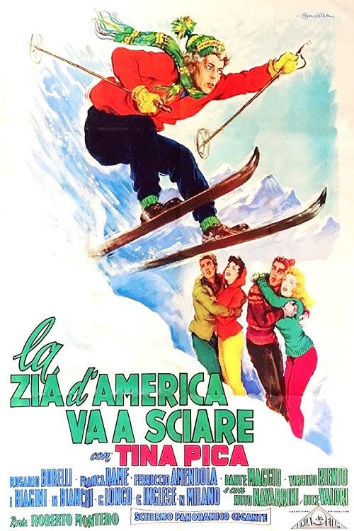 Poster of the movie La zia d'America va a sciare