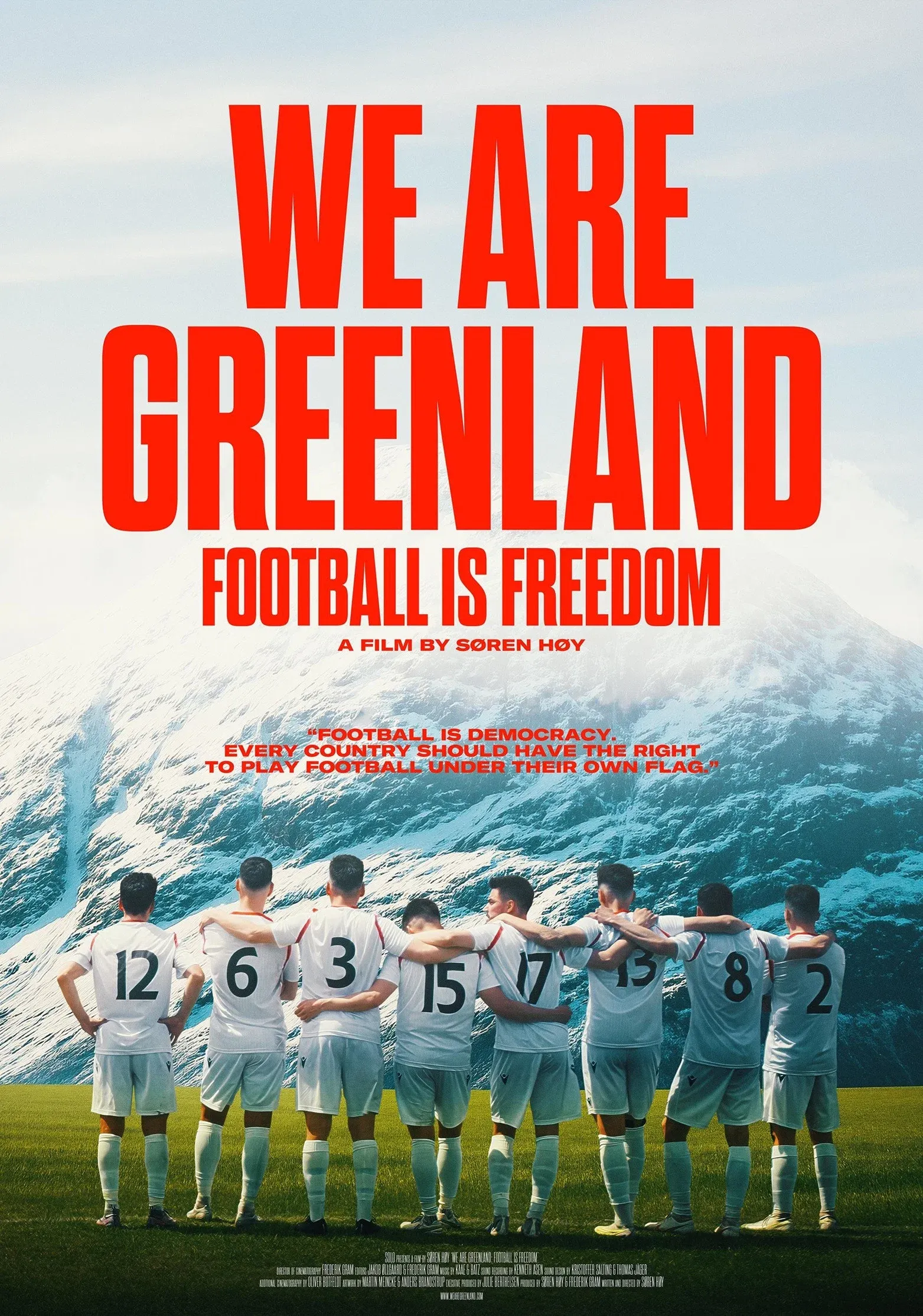 Poster for We are Greenland: Football Is Freedom