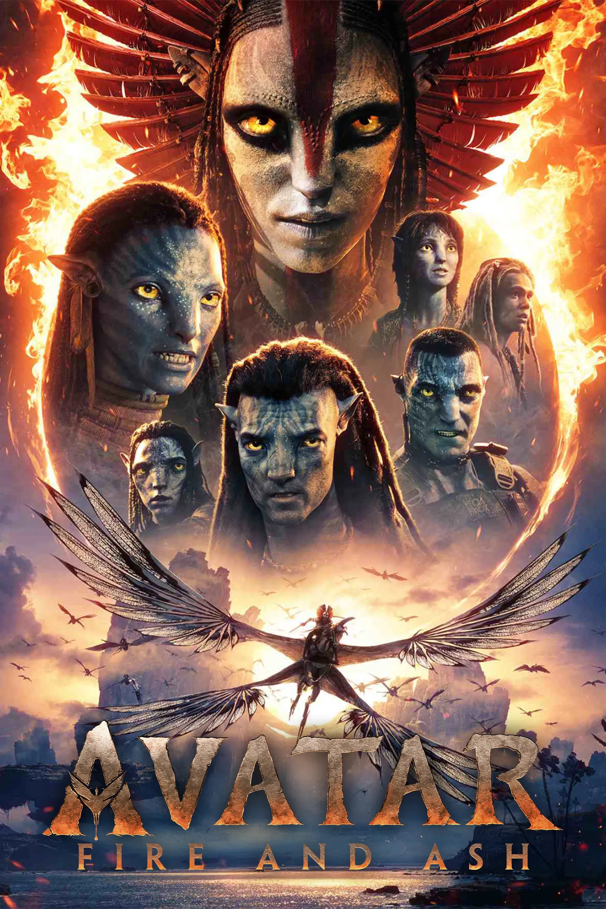 Poster for Avatar: Fire and Ash