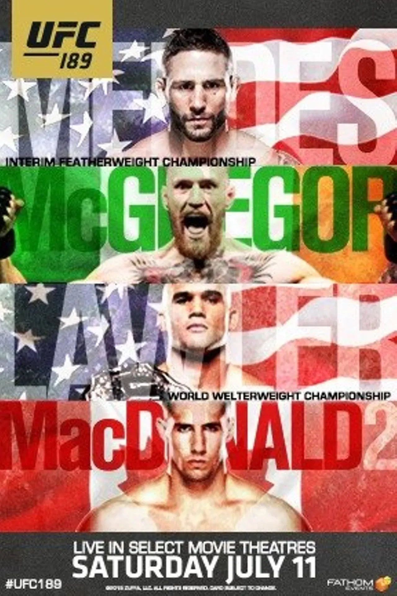 Poster of the movie UFC 189: Mendes vs. McGregor