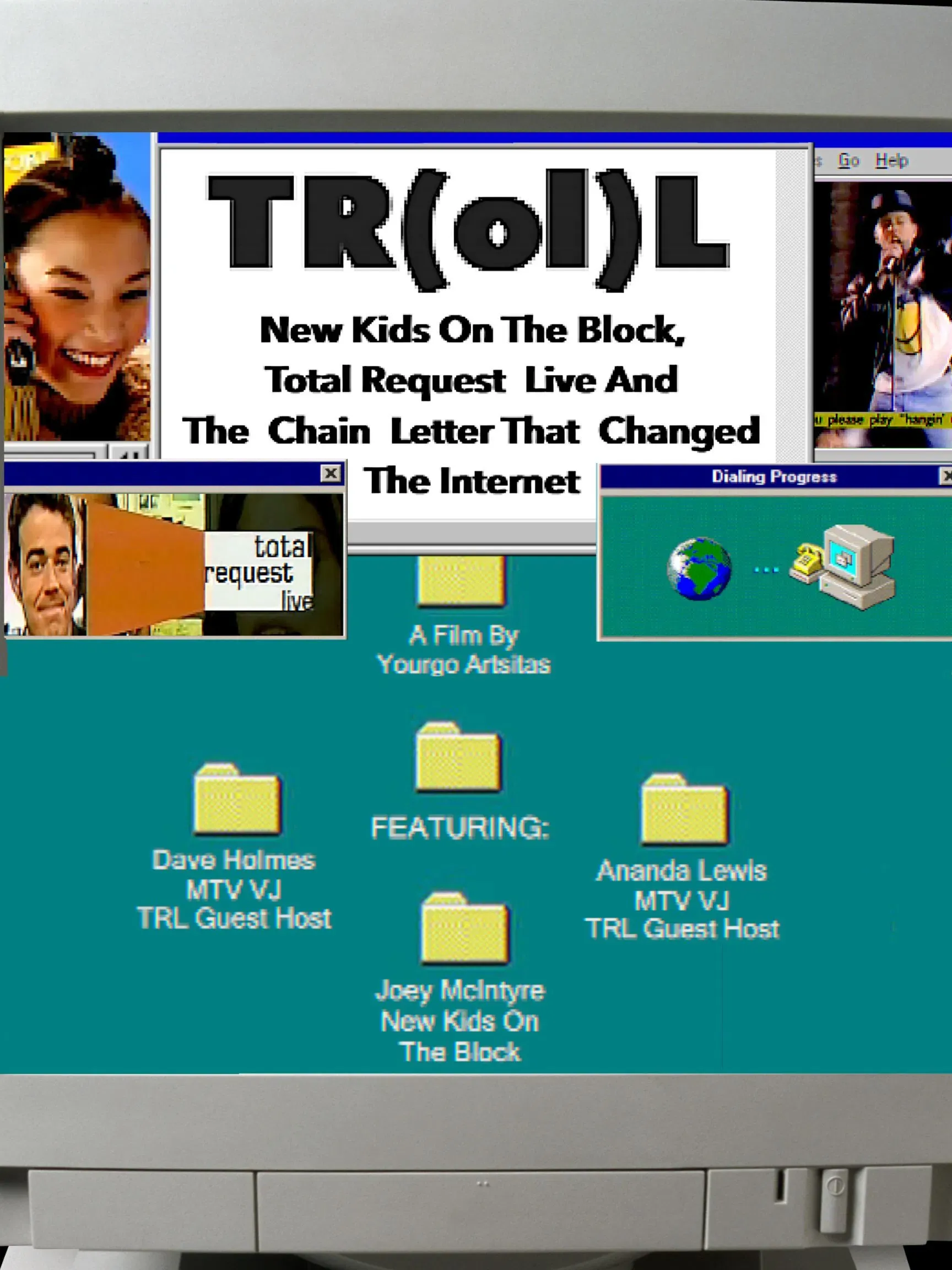 Poster of the movie TR(ol)L: New Kids on the Block, Total Request Live and the Chain Letter That Changed the Internet