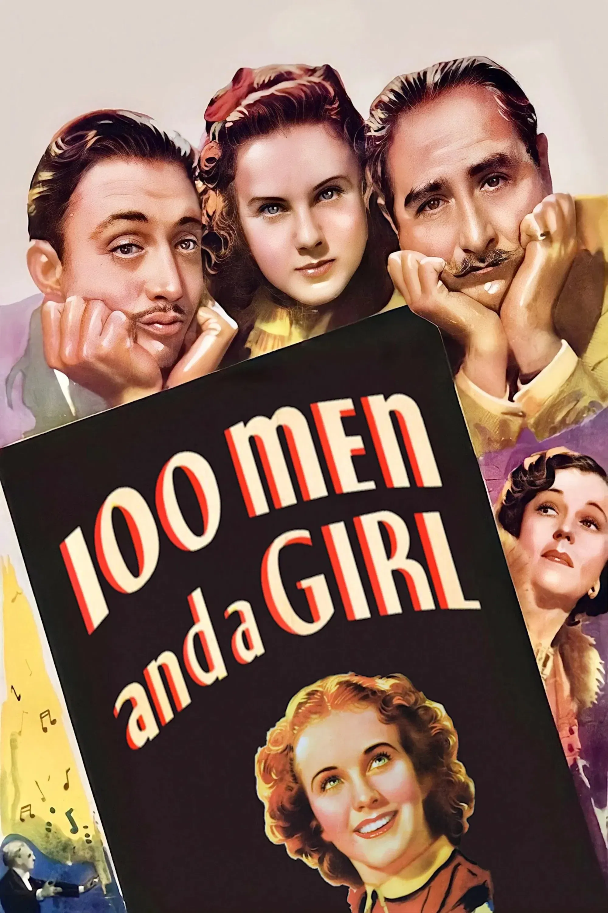 Poster of the movie One Hundred Men and a Girl