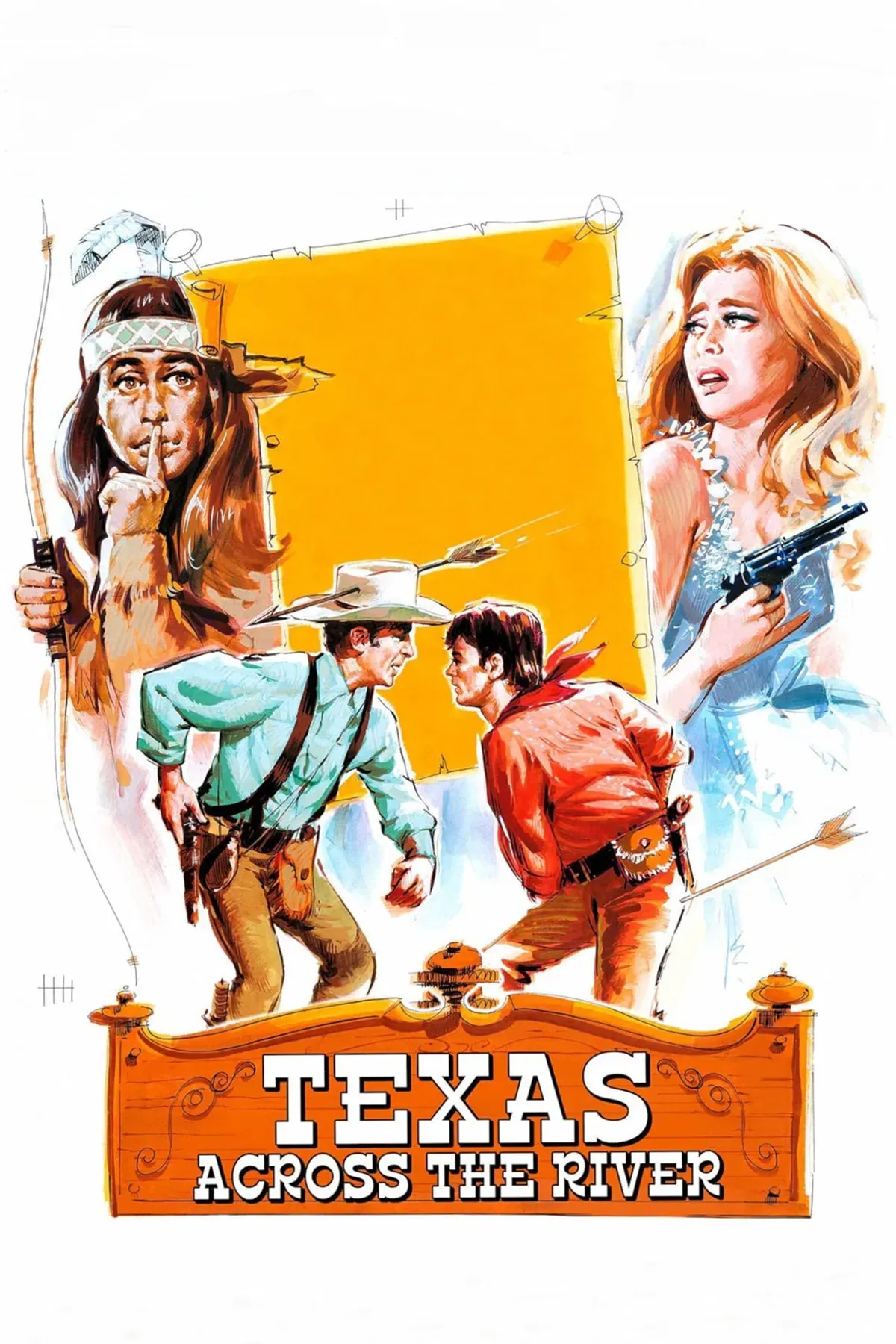 Poster of the movie Texas Across the River