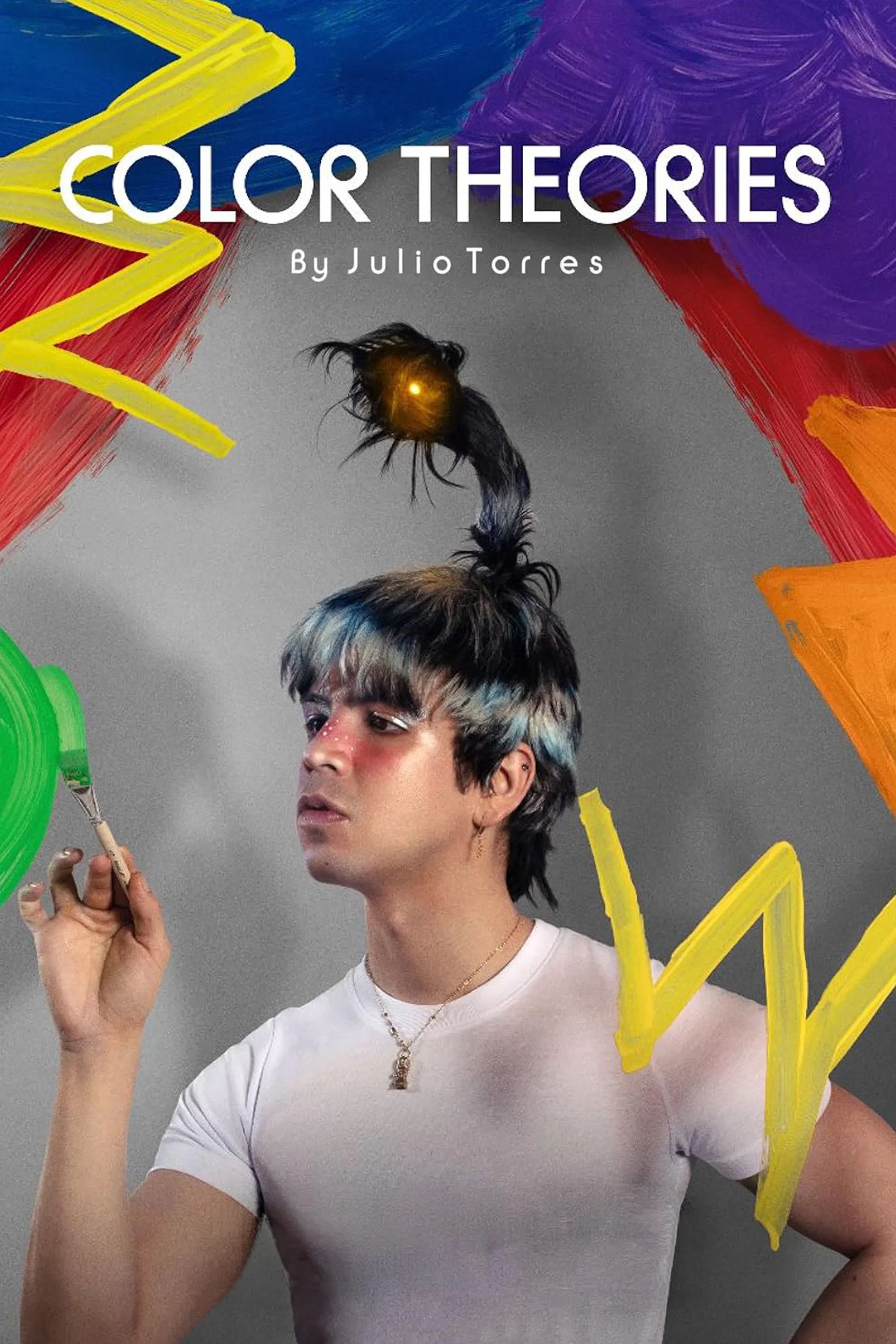 Poster for Color Theories by Julio Torres. A Guide to Seeing the World