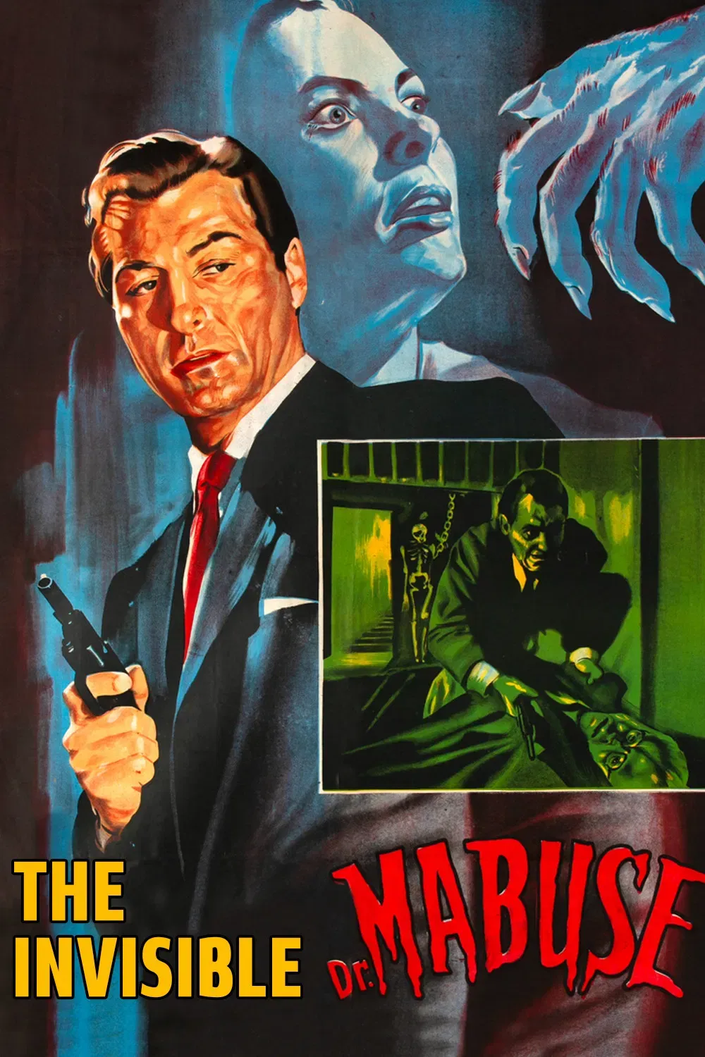Poster of the movie The Invisible Dr. Mabuse