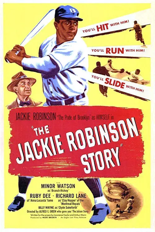 Poster for The Jackie Robinson Story