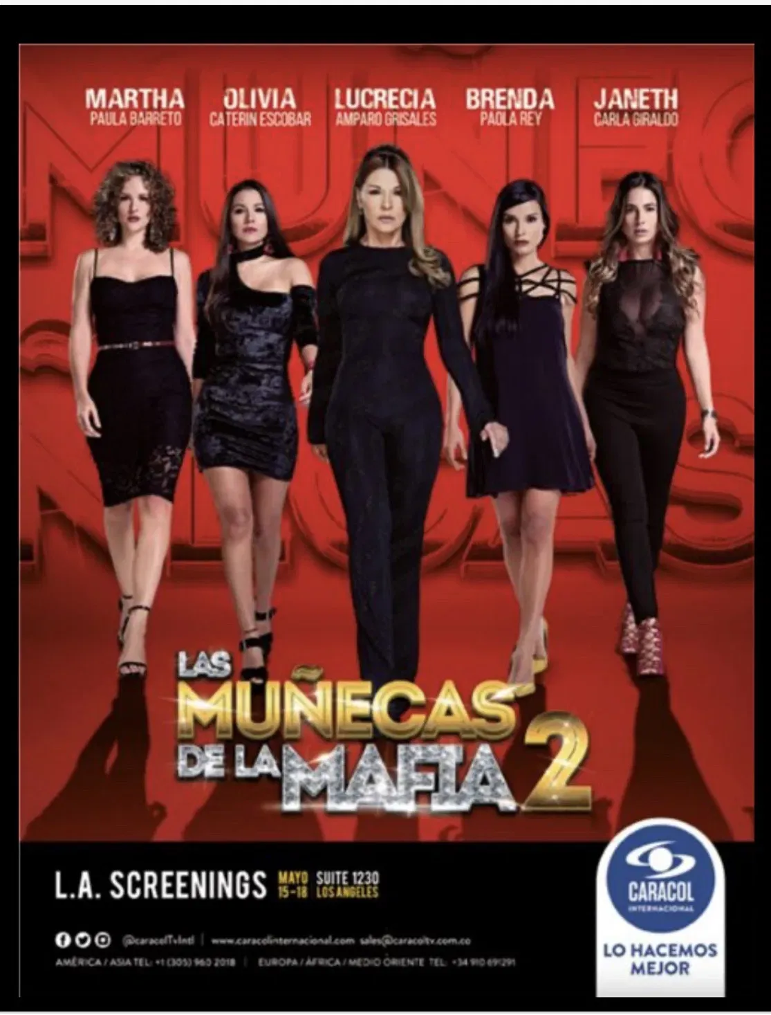 Poster of Les filles de la mafia