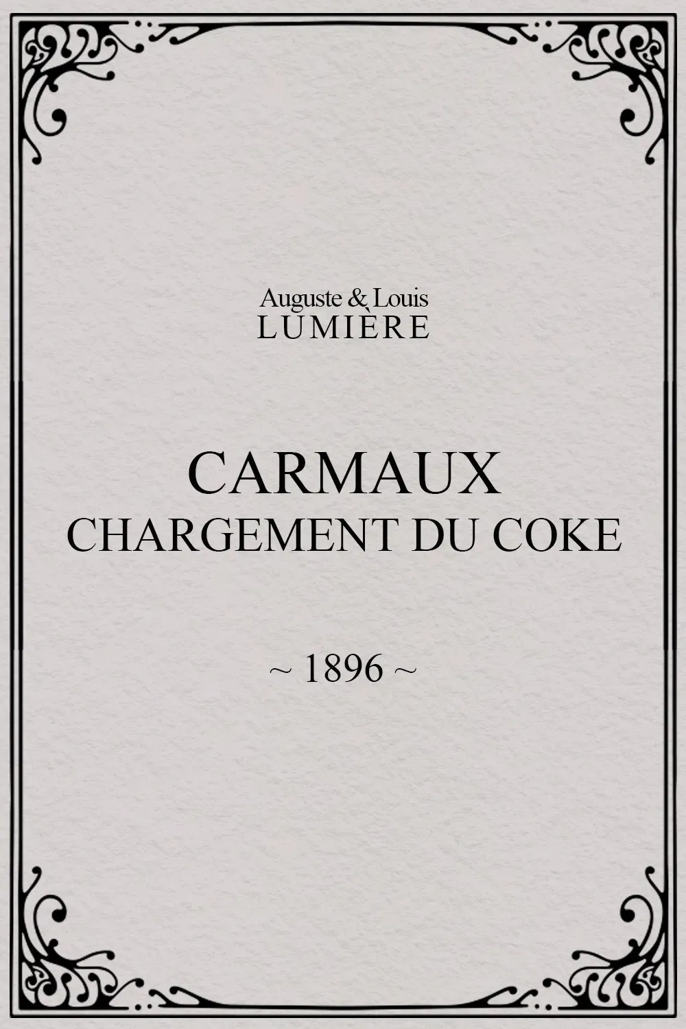 Poster of the movie Carmaux, Loading the Coke