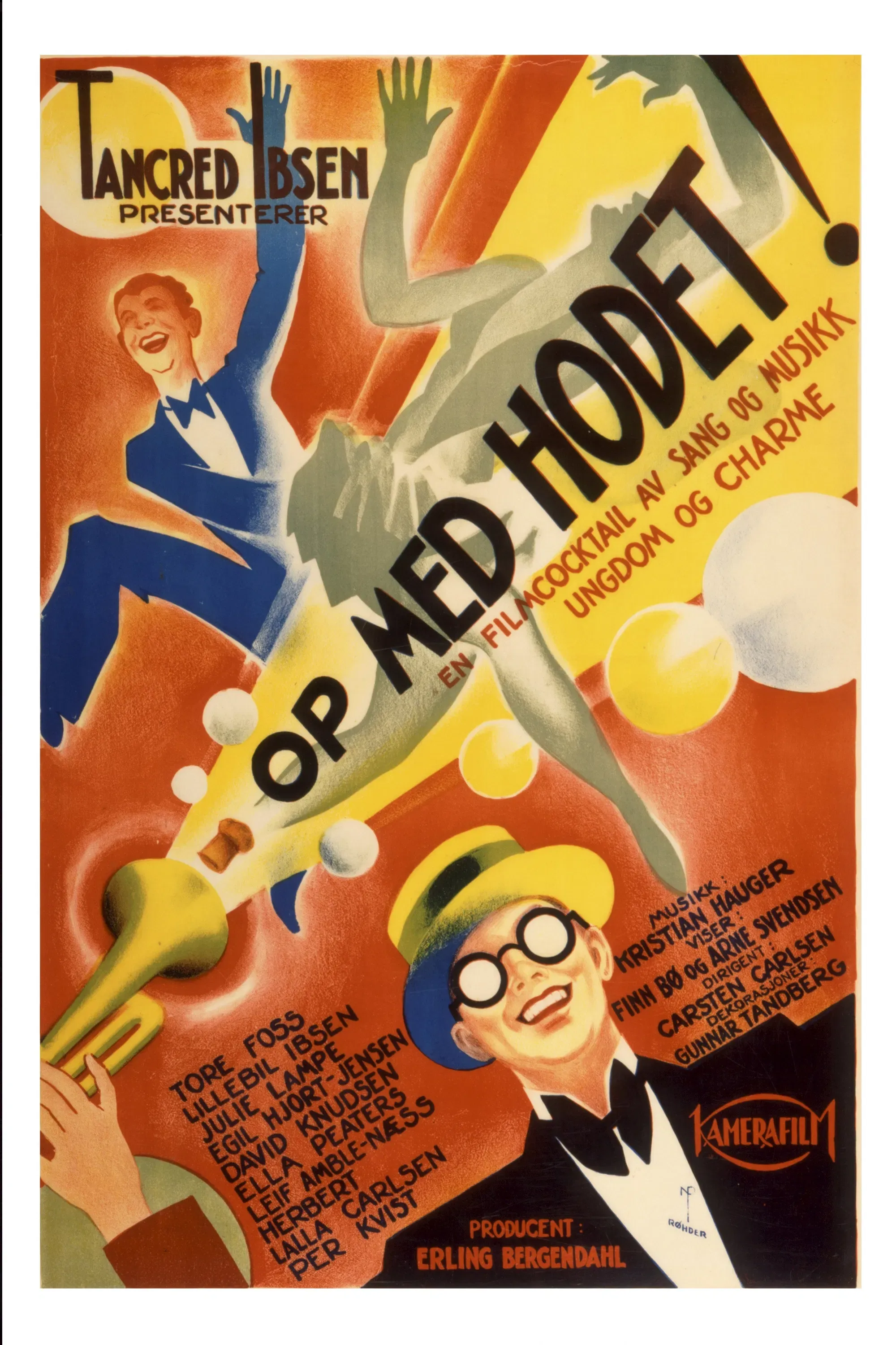 Poster of the movie Op med hodet!