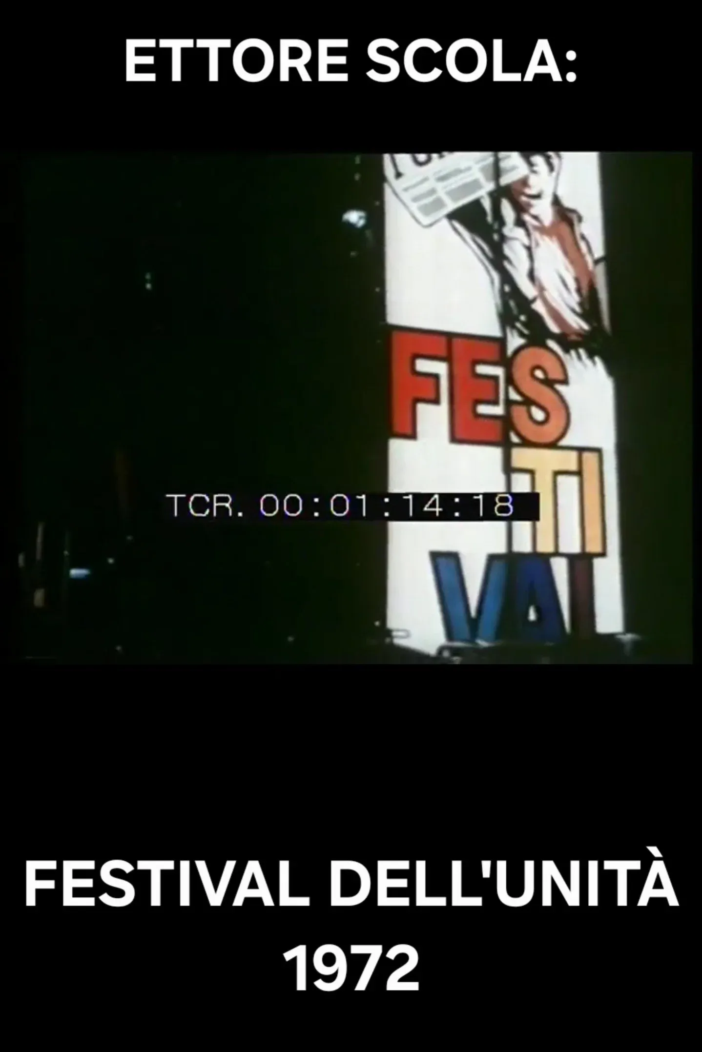 Poster for Festival dell’Unità 1972
