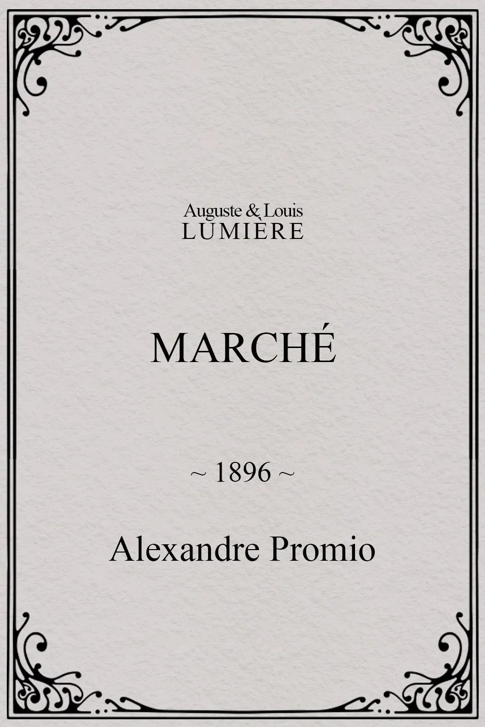 Poster for Marché