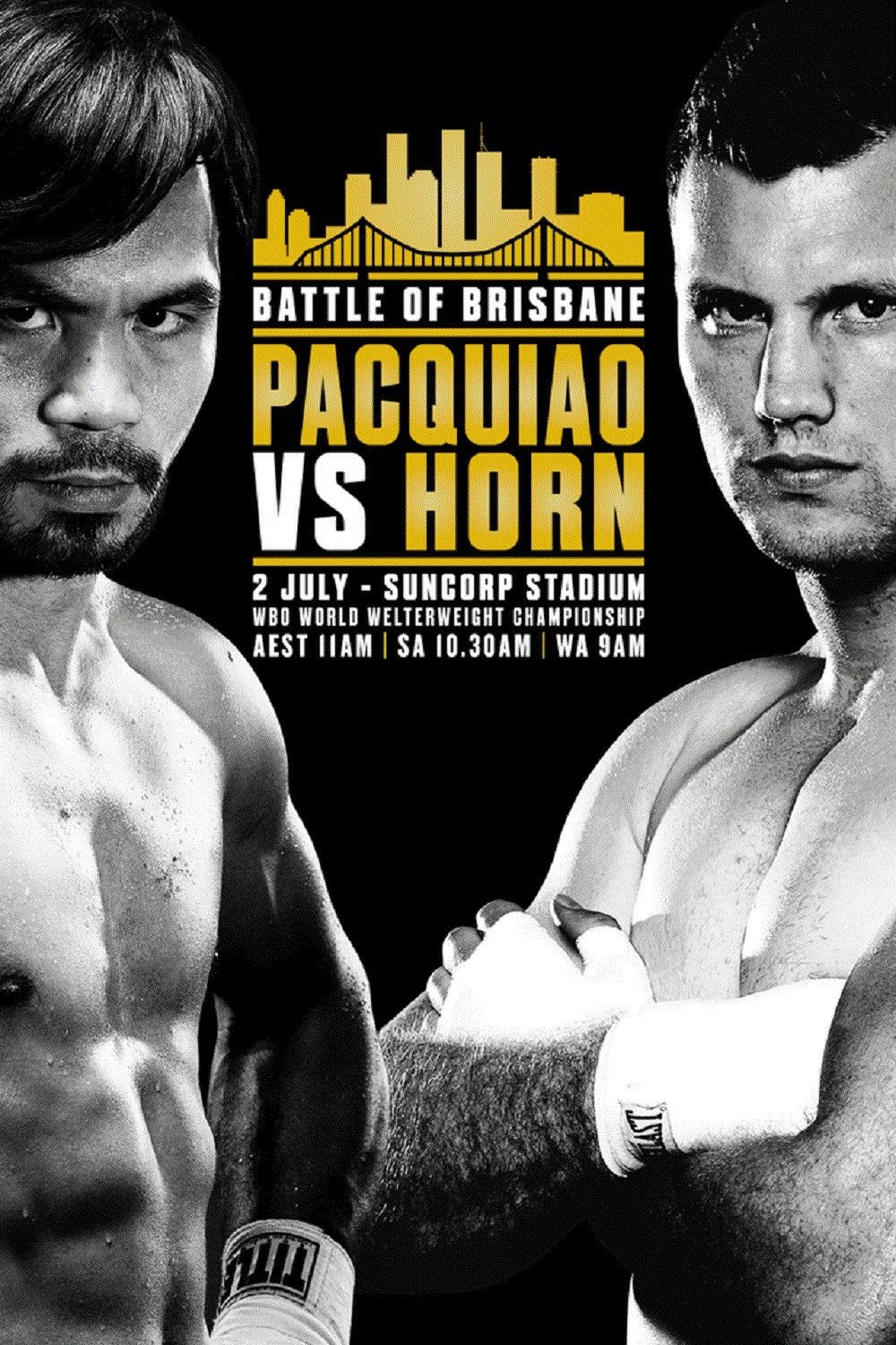 Poster of the movie Manny Pacquiao vs. Jeff Horn