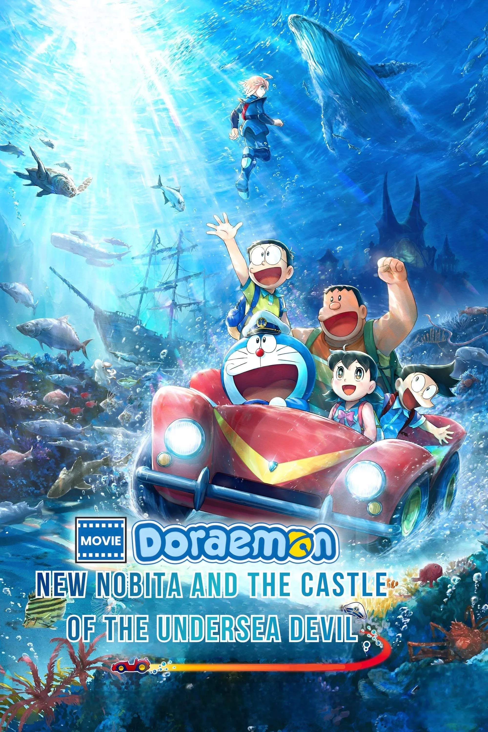 Poster for Doraemon the Movie: New Nobita and the Castle of the Undersea Devil