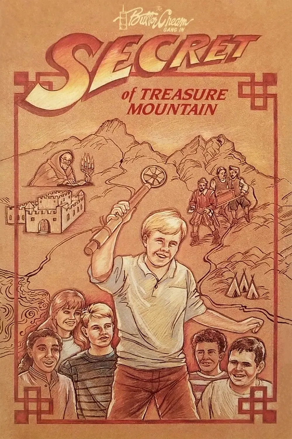 Poster of the movie The Buttercream Gang in: Secret of Treasure Mountain