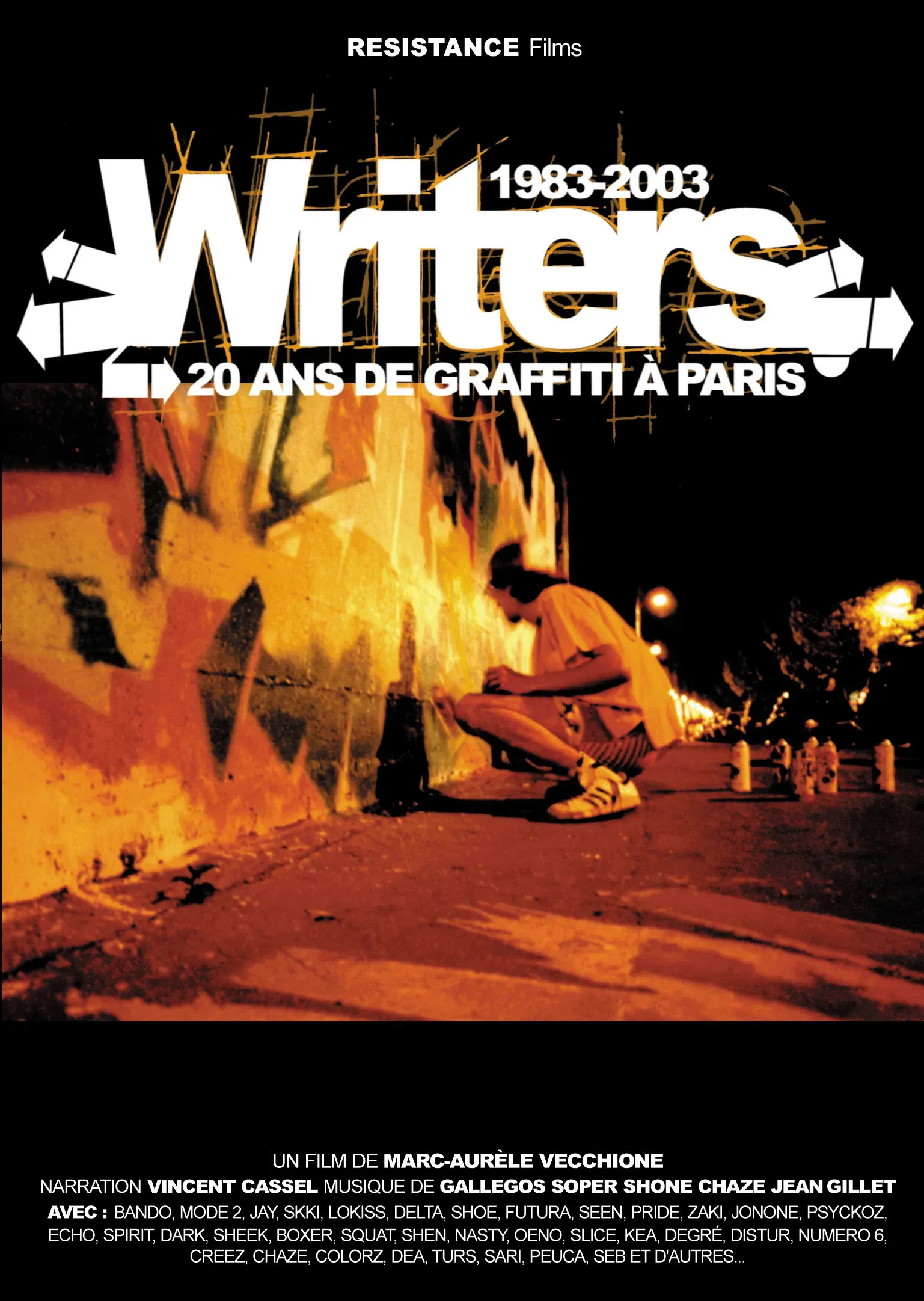 Poster of the movie Writers : 1983-2003, 20 ans de graffiti à Paris