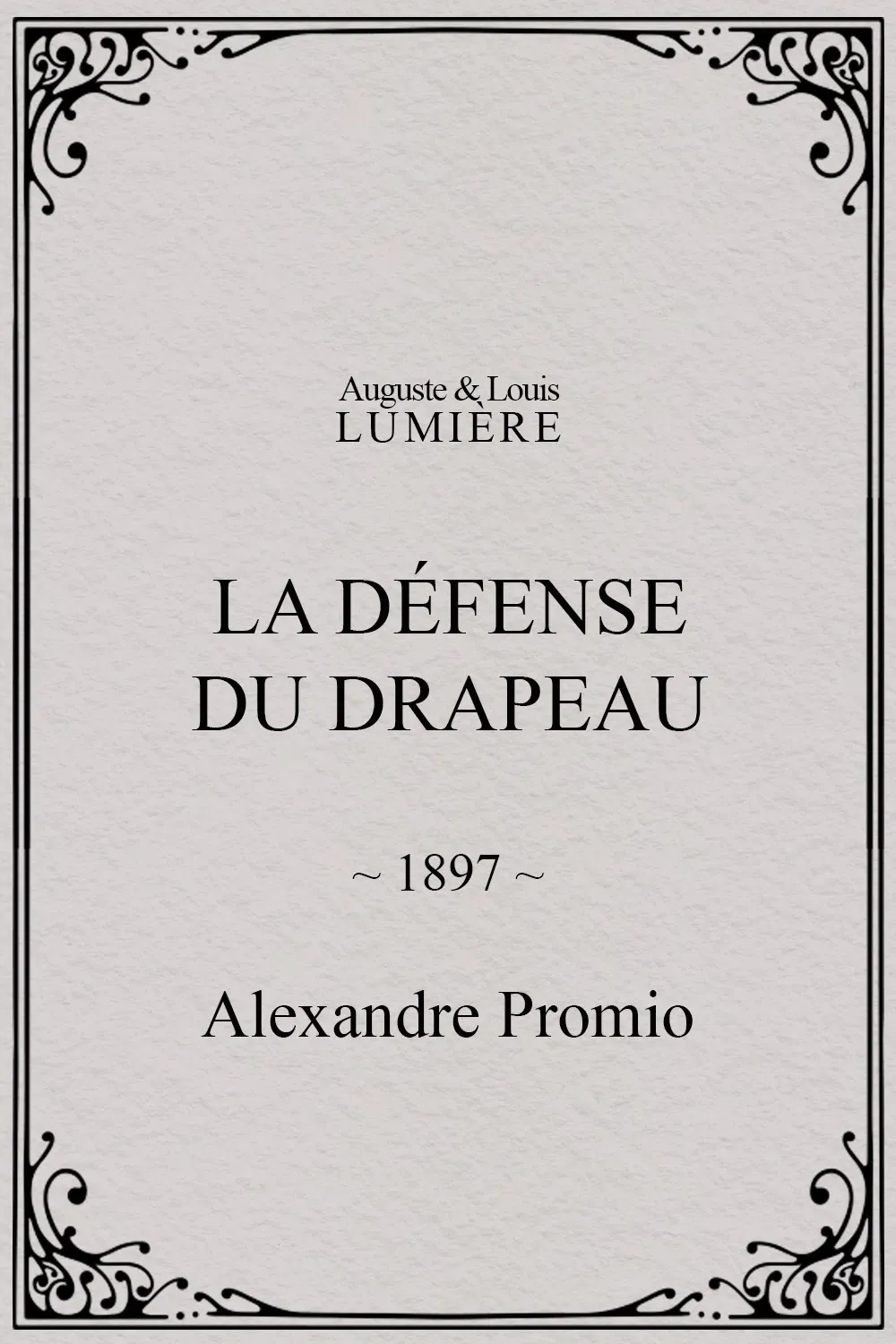 Poster of the movie La défense du drapeau