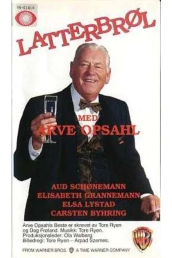 Poster for Latterbrøl med Arve Opsahl
