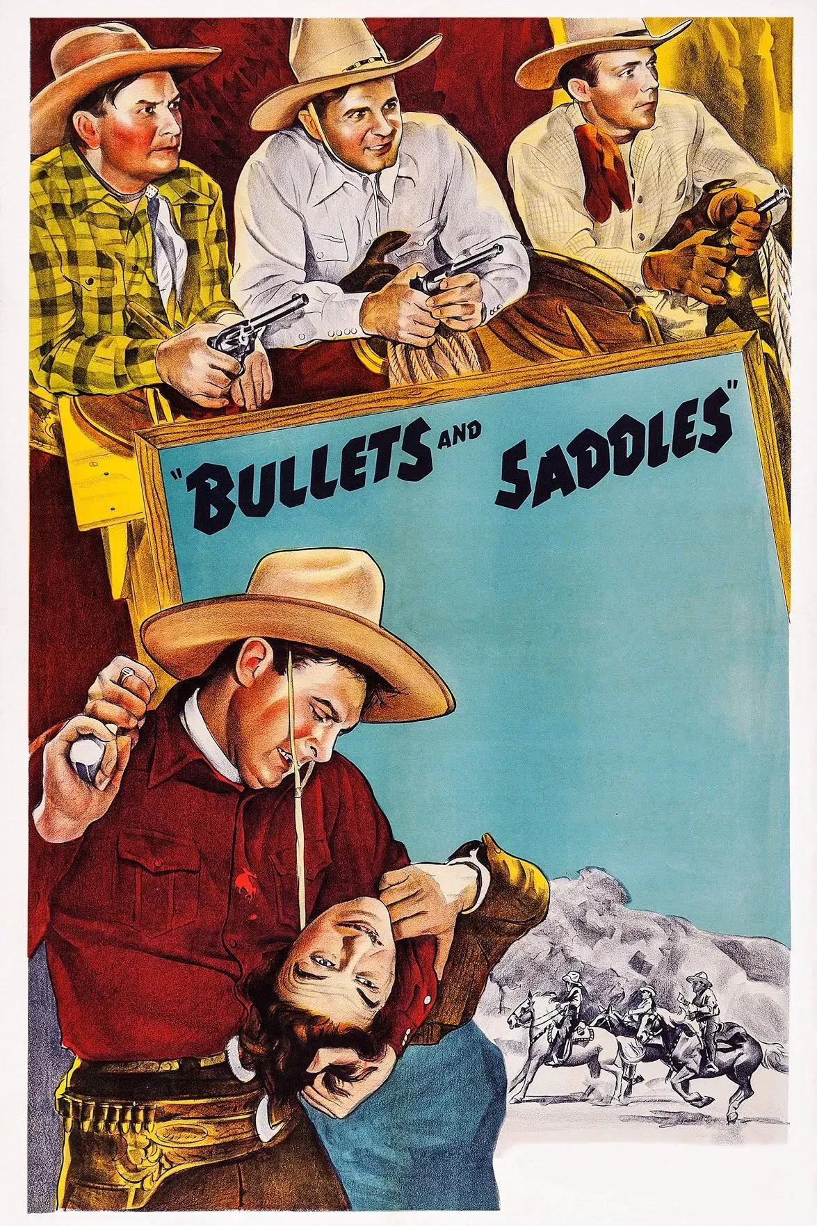 Poster of the movie Bullets and Saddles
