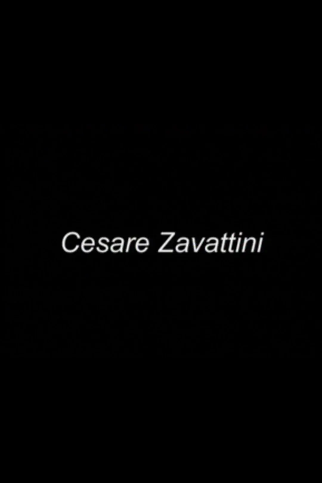 Poster for Cesare Zavattini