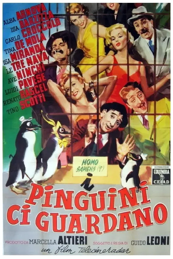 Poster of the movie I pinguini ci guardano
