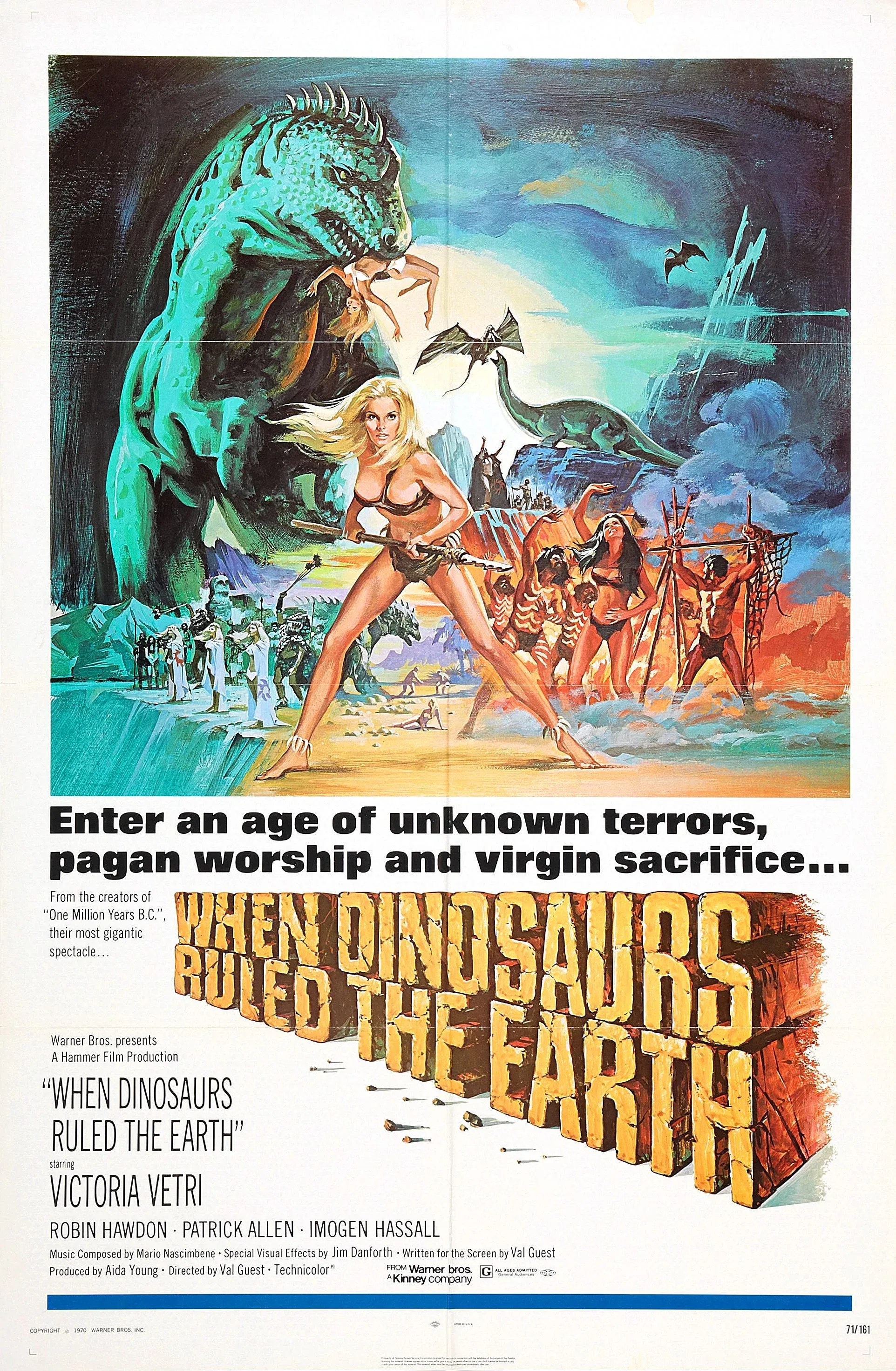 Poster of the movie When Dinosaurs Ruled the Earth