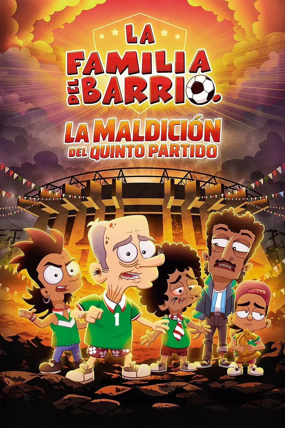 Poster for La Familia Del Barrio: La Maldición del Quinto Partido