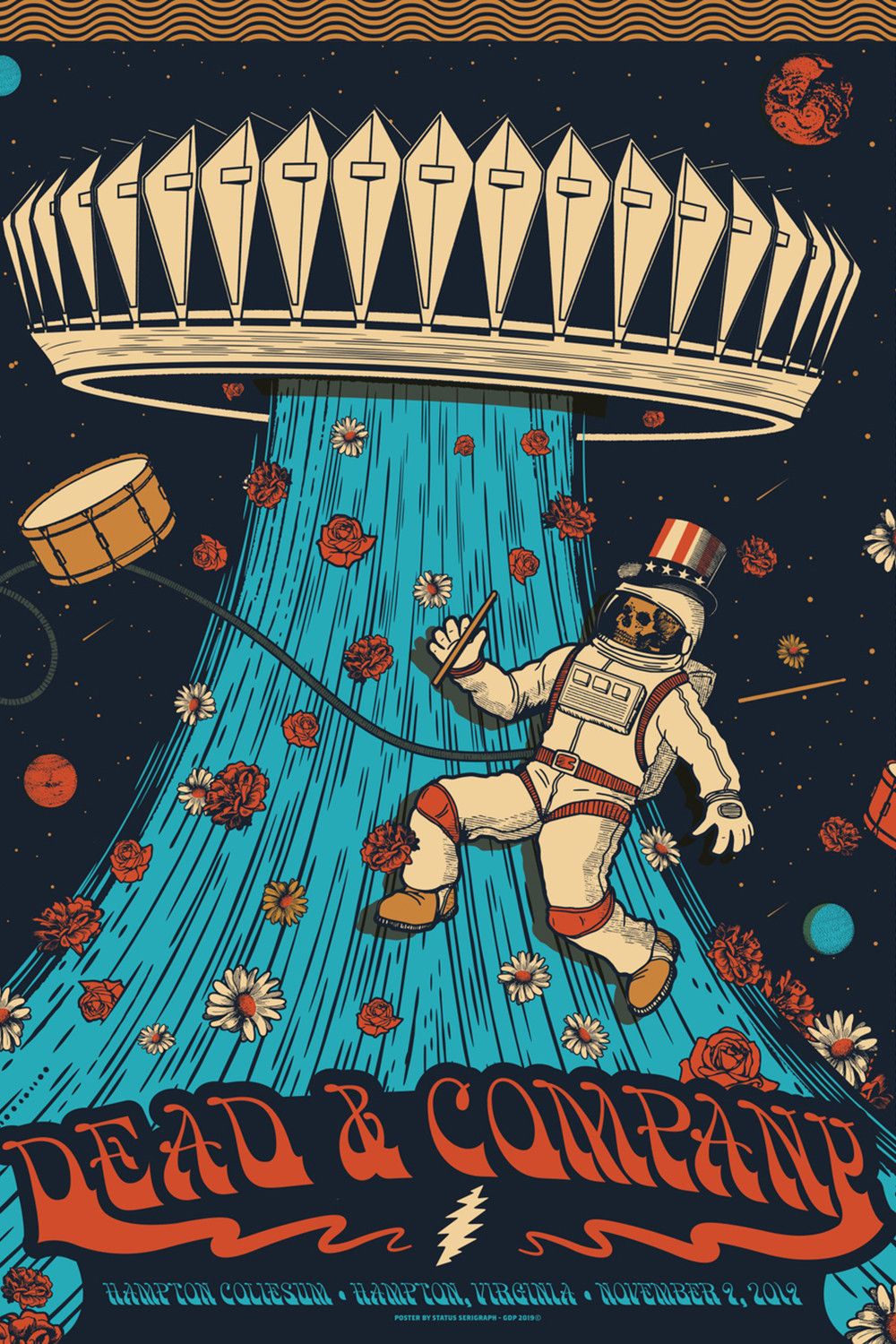Poster for Dead & Company: 2019-11-09 Hampton Coliseum, Hampton, VA