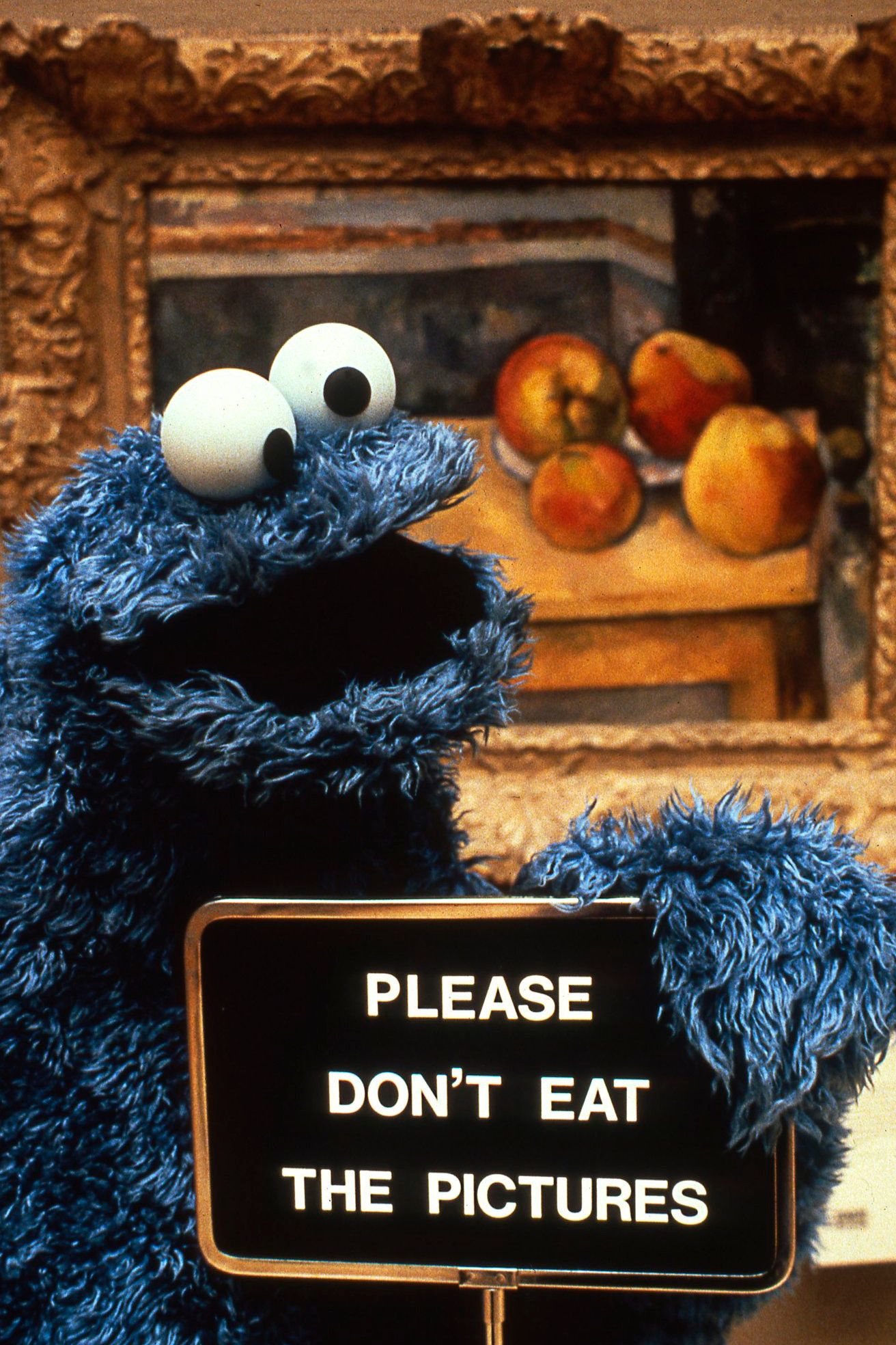 Poster for Don't Eat the Pictures: Sesame Street at the Metropolitan Museum of Art