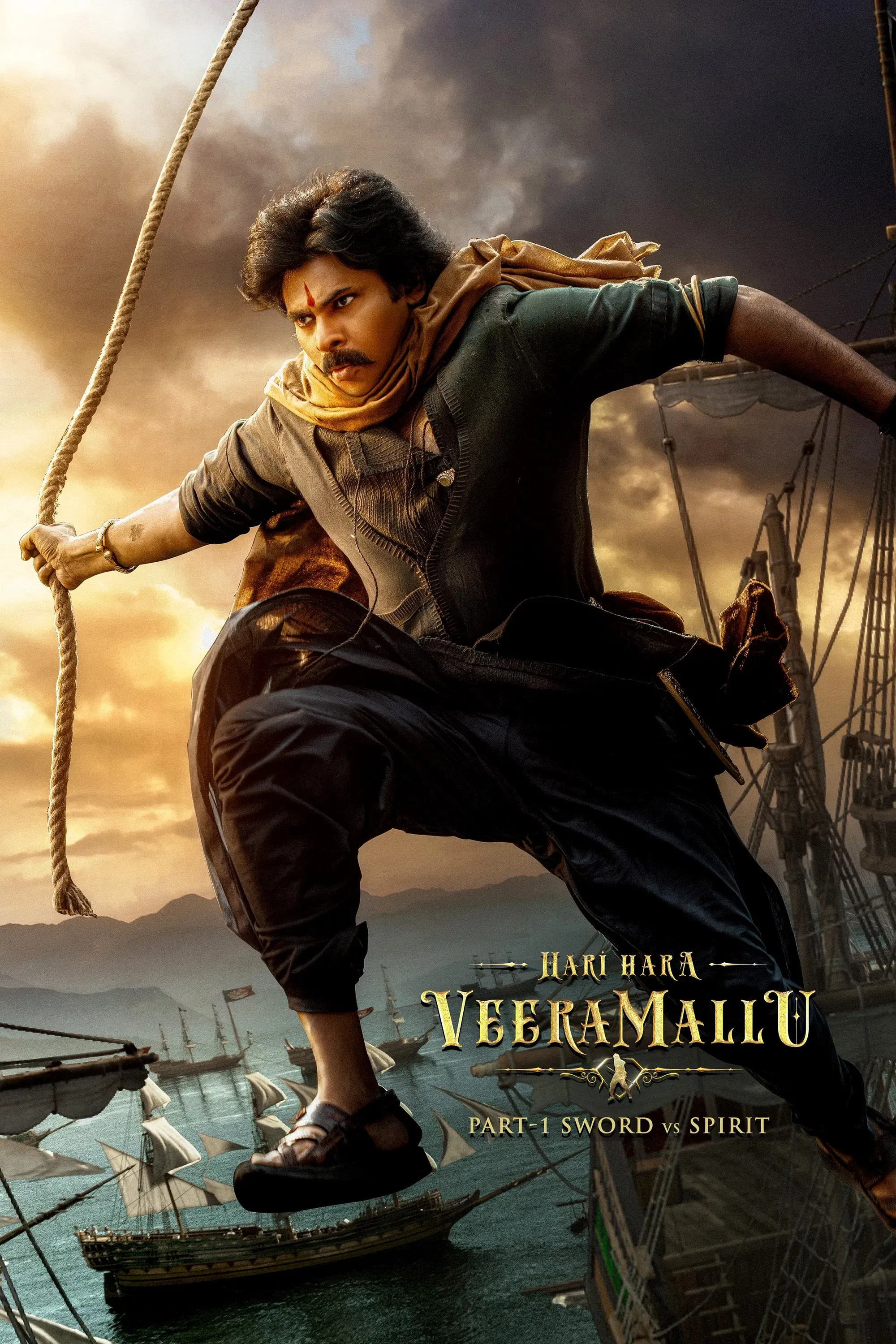 Poster of the movie Hari Hara Veera Mallu: Part 1 – Sword vs Spirit