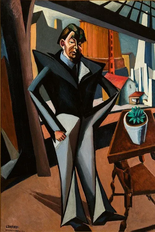 Poster for The man in the background