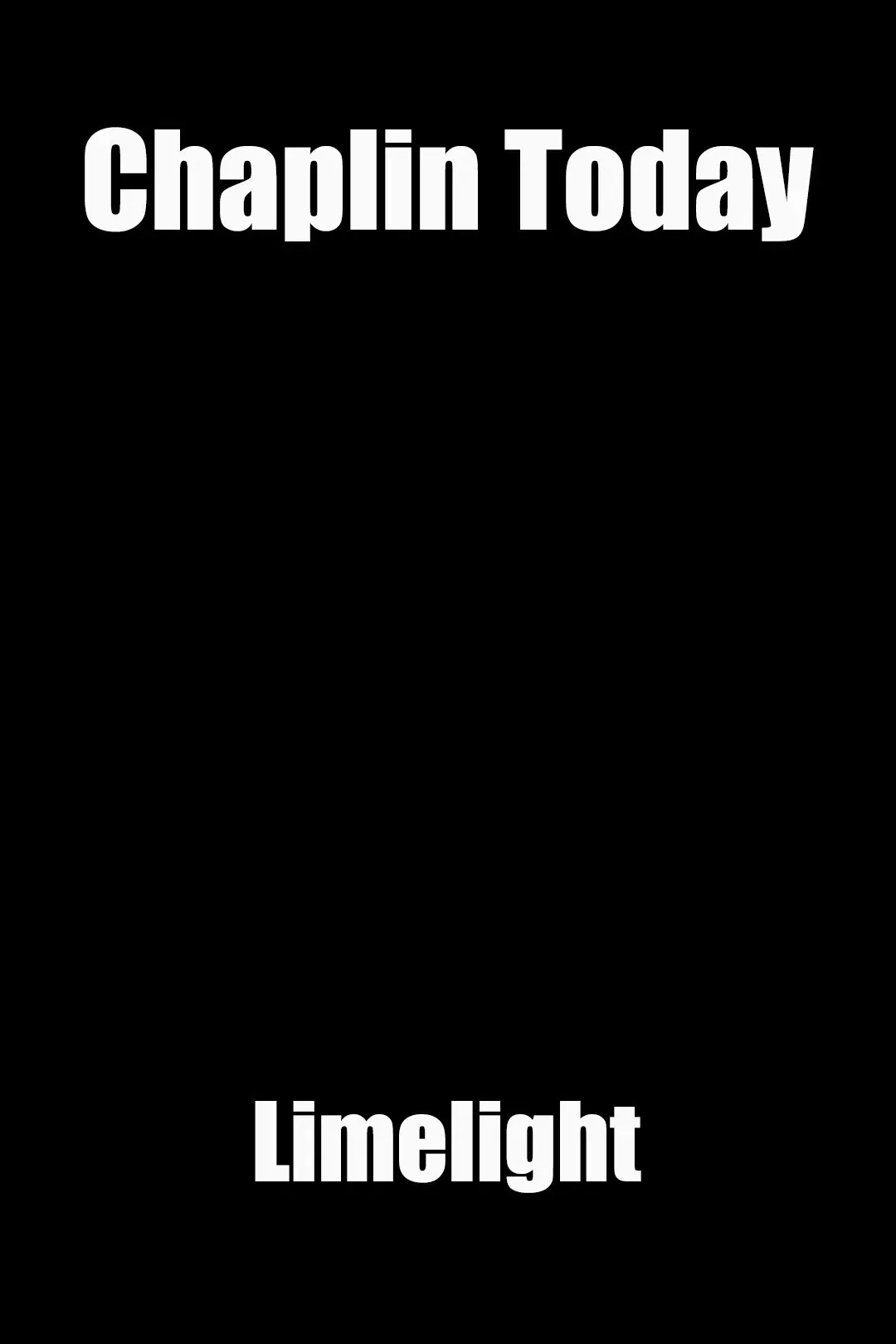 Poster of the movie Chaplin Today: Limelight