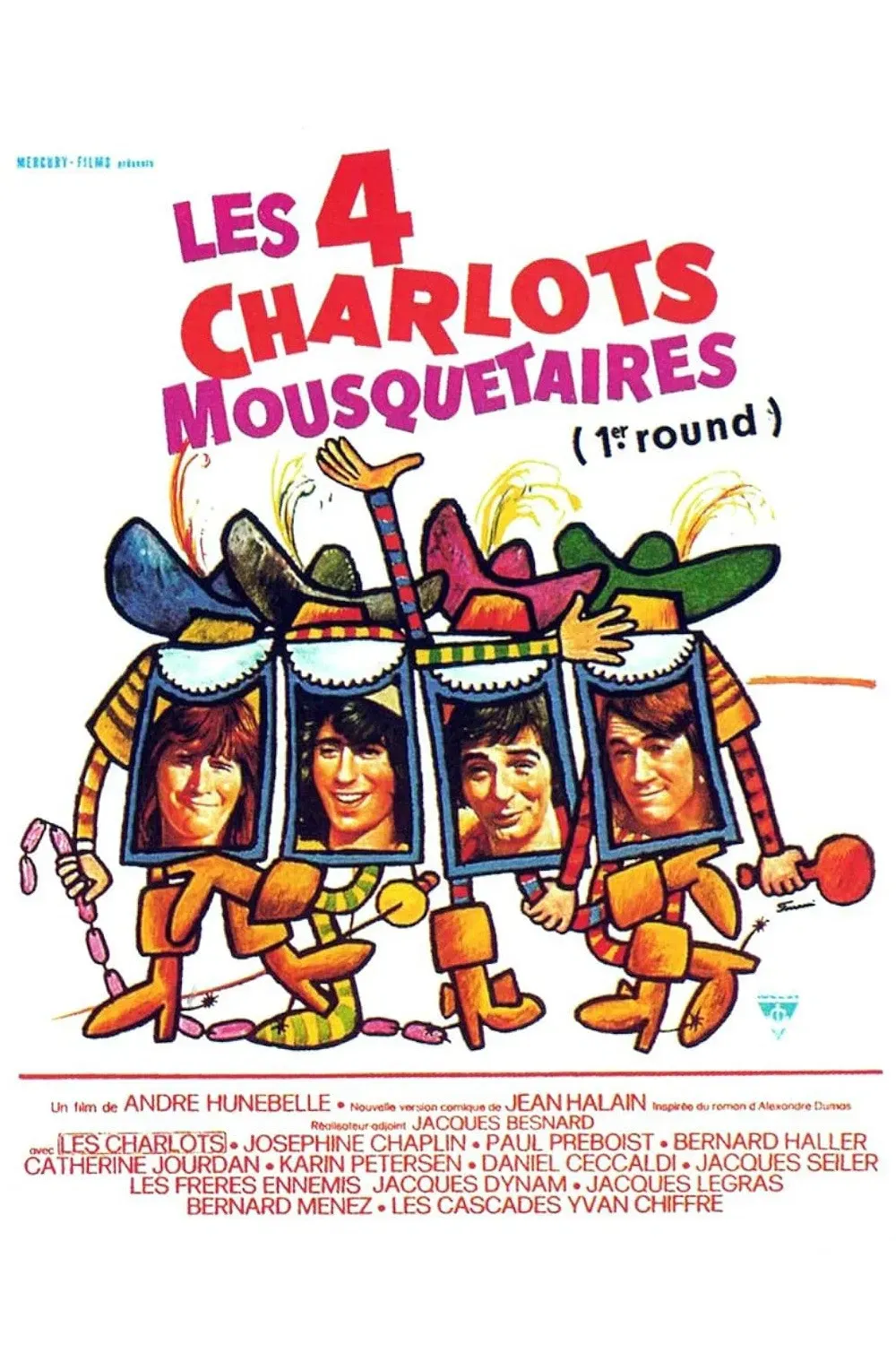Poster of the movie The Four Charlots Musketeers