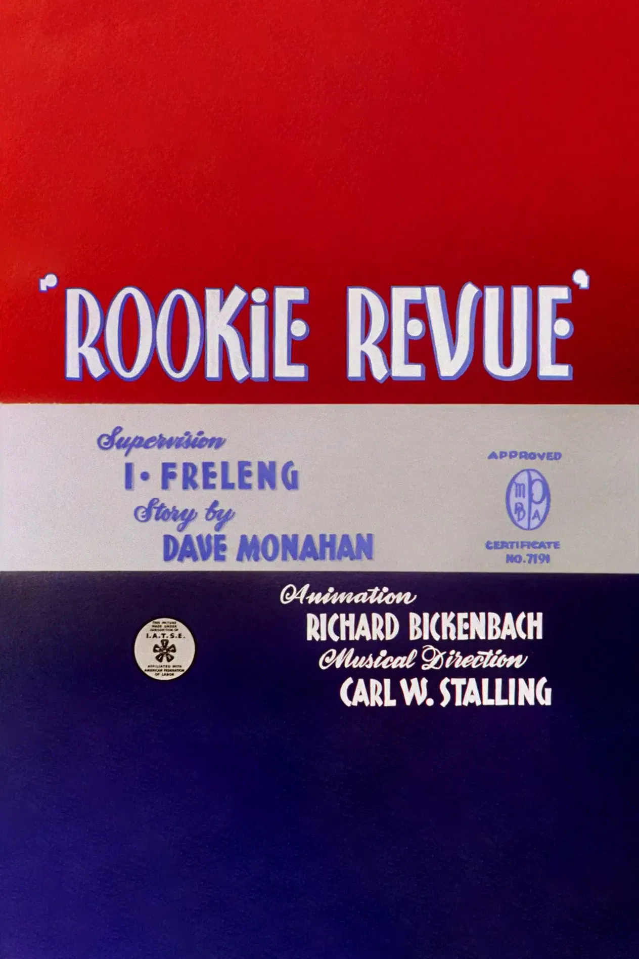Poster of the movie Rookie Revue